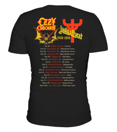 (2 side) Limited Edition - Ozzy Osbourne - Judas Priest TOUR 2019