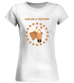 Harlow and Popcorn Merch