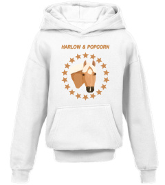 Harlow and Popcorn Merch