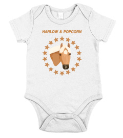 Harlow and Popcorn Merch