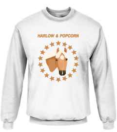 Harlow and Popcorn Merch