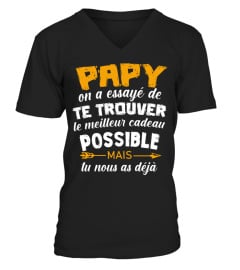 Papy On A Essayé De Te Trouver Le Meilleur Cadeau Possible Mais Tu Nous As Déjà Cadeau TeeFamly®