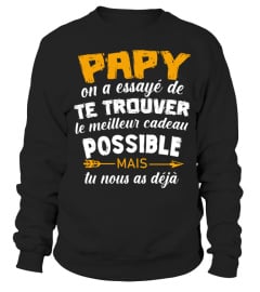 Papy On A Essayé De Te Trouver Le Meilleur Cadeau Possible Mais Tu Nous As Déjà Cadeau TeeFamly®