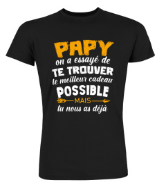 Papy On A Essayé De Te Trouver Le Meilleur Cadeau Possible Mais Tu Nous As Déjà Cadeau TeeFamly®