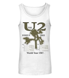 Vintage U2 Rock Band Live The Joshua Tree World Tour 1987 WT Back