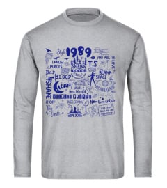 1989 Taylor's Version Doodle Graphic T-shirt For Casual Wear