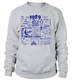 1989 Taylor's Version Doodle Graphic T-shirt For Casual Wear