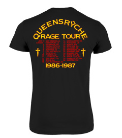 (2 side) Queensrÿche RAGE TOUR 1986-1987