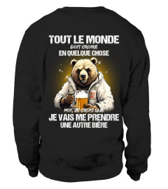 Je vais me prende une autre bière