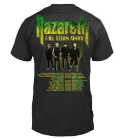 2-Sided Nazareth Band Full Steam Ahead Shirt