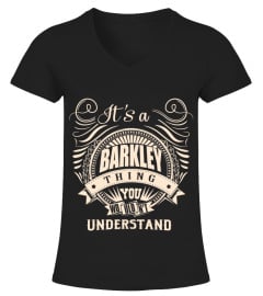 It's a BARKLEY thing you wouldn't understand