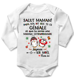 SALUT MAMAN PAPA M'A DIT QUE TU ES GÉNIALE