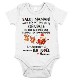 SALUT MAMAN PAPA M'A DIT QUE TU ES GÉNIALE