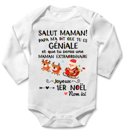 SALUT MAMAN PAPA M'A DIT QUE TU ES GÉNIALE