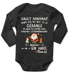 SALUT MAMAN PAPA M'A DIT QUE TU ES GÉNIALE