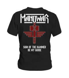 (2 side) Manowar SIGN OF THE HAMMER BE MY GUIDE