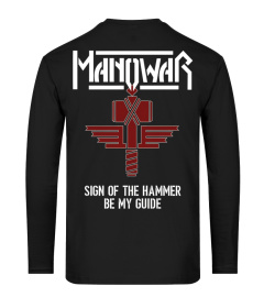 (2 side) Manowar SIGN OF THE HAMMER BE MY GUIDE