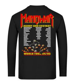 (2 side) Manowar AGONY AND ECSTASY WORLD TOUR 94/95