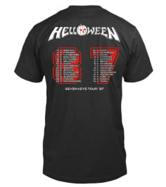 (2 side) Helloween Seven Keys Tour 87