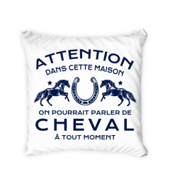 Parler de Cheval coussin