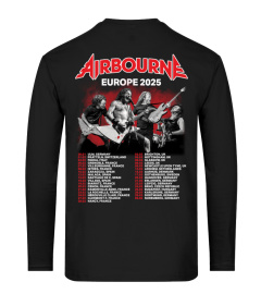 2-Sided Airbourne Europe 2025 Shirt