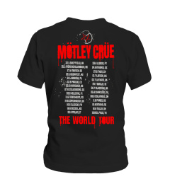 (2 side) Motley Crue THE WORLD TOUR