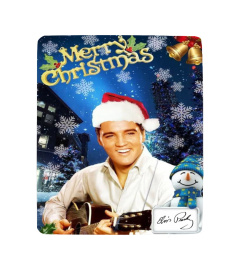 Elvis Christmas Blanket 02