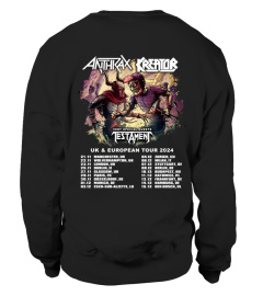 (Sale) (2 side) Kreator x Anthrax x Testament - UK EUROPEAN TOUR 2024