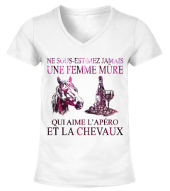 FEMME MÛRE - CHEVAUX