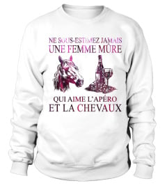 FEMME MÛRE - CHEVAUX