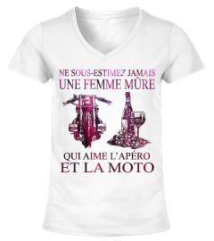 FEMME MÛRE - MOTO