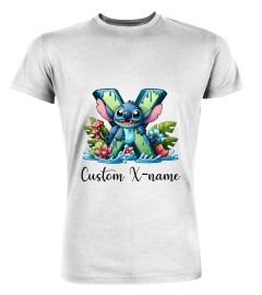 X-Letter Stitch and Custom Name, Personalize T-shirts