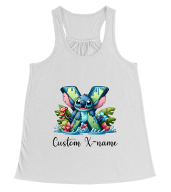 X-Letter Stitch and Custom Name, Personalize T-shirts