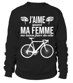 J'aime quand ma femme me laisse pédaler!