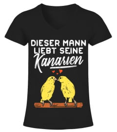 Kanarienvogel Dieser Mann Liebt Seine Kanarien Vögel