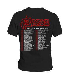 2-Sided Saxon Tour 2025 Shirt