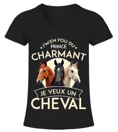 J'm'en fou du prince charmant je veux un cheval