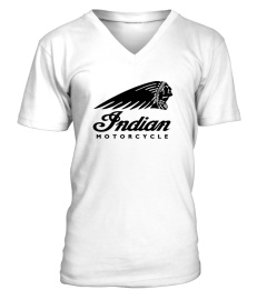 black indian motorcycle logo -WT
