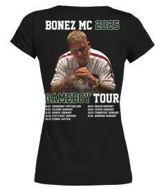 2-Sided Bonez Mc 2025 Gameboy Tour T Shirt