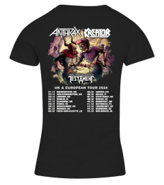ANTHRAX, KREATOR and TESTAMENT 2024 European tour