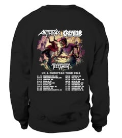 ANTHRAX, KREATOR and TESTAMENT 2024 European tour