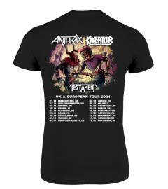 ANTHRAX, KREATOR and TESTAMENT 2024 European tour