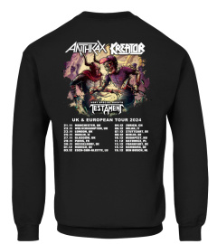 ANTHRAX, KREATOR and TESTAMENT 2024 European tour