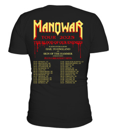 (2 sides) Limited Edition - Manowar The Blood Of Our Enemies 2025 Tour Dates