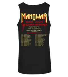 (2 sides) Limited Edition - Manowar The Blood Of Our Enemies 2025 Tour Dates