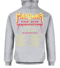 (2 sides) Limited Edition - Manowar The Blood Of Our Enemies 2025 Tour Dates