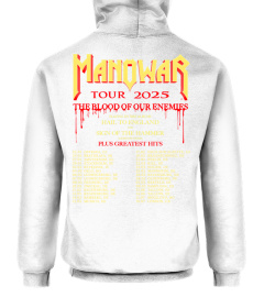 (2 sides) Limited Edition - Manowar The Blood Of Our Enemies 2025 Tour Dates