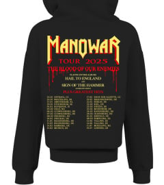 (2 sides) Limited Edition - Manowar The Blood Of Our Enemies 2025 Tour Dates