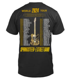 Double-sided shirt - Bruce Springsteen &amp; E Street Band World Tour 2024 BK