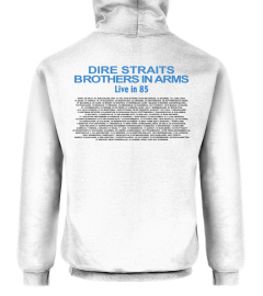 Vinatge Dire Straits Brothers In Arms Live In 85 Tour WT - Two Side